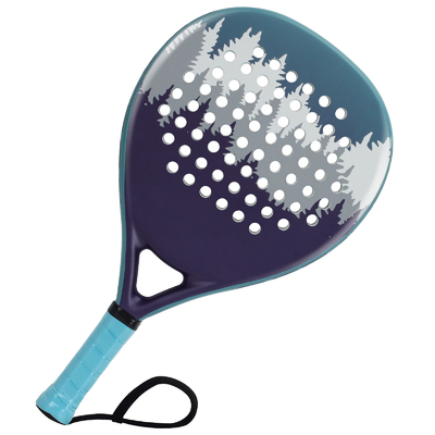 WOOWAVE Επαγγελματική ανθρακική ίνα Custom EVA Memory Core Soft Beach Tennis Racket Μπλε Πάντελ