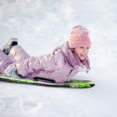 Πλαστική PE Core Snowboard για παιδί στη χειμερινή εποχή χιονιού Παιδί ελαφριά χιονισμένα έλκηθρα