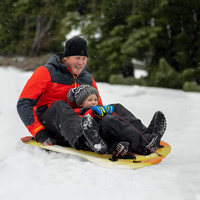 Βιώστε την χαρά του χιονιού με το Woowave Lightweight PE Core Foam Sled Kids Snowboard