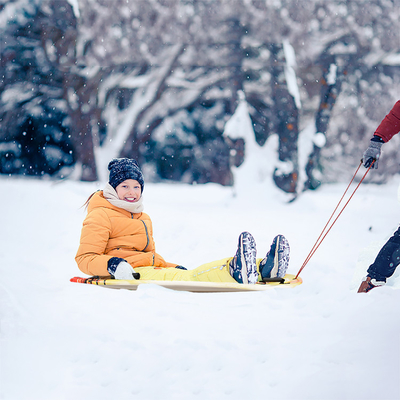 Βιώστε την χαρά του χιονιού με το Woowave Lightweight PE Core Foam Sled Kids Snowboard