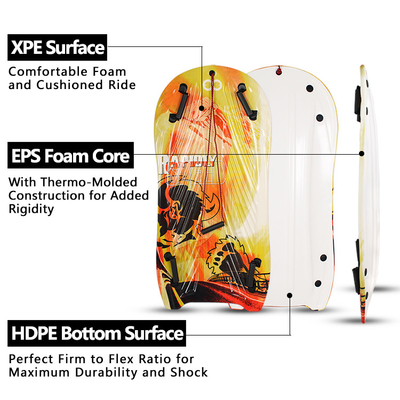 Βιώστε την χαρά του χιονιού με το Woowave Lightweight PE Core Foam Sled Kids Snowboard