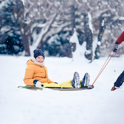 Παιδικά snowboard με λαβή και σχοινί μπλε αφρό πλαστικό χιονισμένο έλκηθρο για ζεστό χειμώνα πώληση