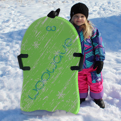 Ελαφρύ 36 ιντσών Snow Scooter Χιόνι Sled Ski Snowboard για παιδιά PE Core υλικό