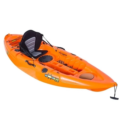 270*78*40cm HDPE πλαστικό διαφανές κανό/καγιάκ για θαλάσσια θαλάσσια αθλήματα και αλιεία