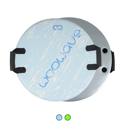 Πράσινη PE Foam Core 21inch Round Snowboard για παιδιά σε χειμερινές εξωτερικές δραστηριότητες