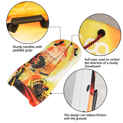 XPE EPS HDPE χιονισμένα λουκέτα snowboards για ενήλικες και παιδιά Woowave παχιά λουκέτα