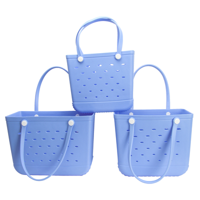 EVA Beach Bag για πισίνα Διασκέδαση Woowave Γυναίκες παιδιά μικρές Bogg τσάντα αποθήκευση Tote