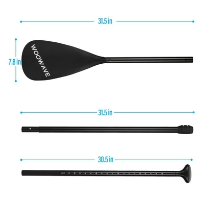 Woowave Carbon Fiberglass Stand Up Sup Paddle με βάρος κουτιού 13.625kgs/30lbs
