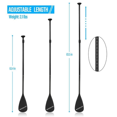 Woowave Carbon Fiberglass Stand Up Sup Paddle με βάρος κουτιού 13.625kgs/30lbs