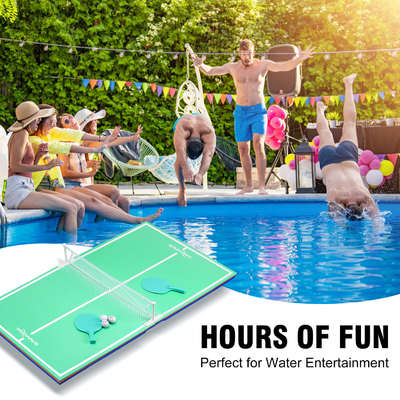 OEM λογότυπο 2024 Water Play Game Set Float EVA Πινγκ Πονγκ τραπέζια Τένις για εξωτερική πισίνα Διασκέδαση