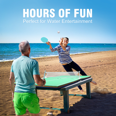 OEM λογότυπο 2024 Water Play Game Set Float EVA Πινγκ Πονγκ τραπέζια Τένις για εξωτερική πισίνα Διασκέδαση
