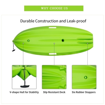 Υλικό LLDPE/HDPE 2.2M Μονόκαθιστορισμένο πλαστικό καγιάκ για ένα με προσιτή τιμή