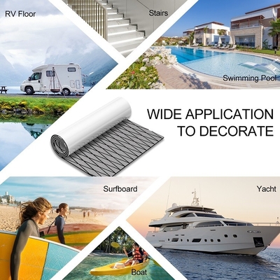 Γκρι Custom EVA Foam Mat Sheet για Yacht Decking Marine Floor Deck Pad Boat Decking