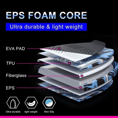 OEM 49' Awakesurf Board Glass Fiber Board για άτομα Unisex Εφαρμόσιμα 125.5*52cm