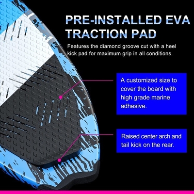 OEM 49' Awakesurf Board Glass Fiber Board για άτομα Unisex Εφαρμόσιμα 125.5*52cm