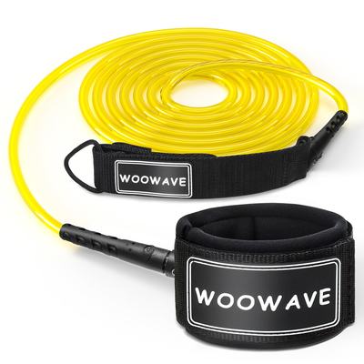 6'7'8'9'10'11'12' Leash surfboard με ισχυρό και ανθεκτικό σπείρωμα ή ίσιο καλώδιο