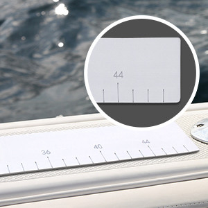 Χειροκίνητο ψάρεμα WOOWAVE EVA Fish Ruler Foam Rolling Adhesive Fish Μετρώντας για τον ωκεανό