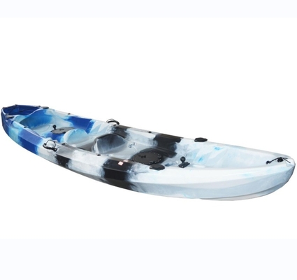Woowave 2 άτομα Αλιευτικό καγιάκ HDPE Καθίστε στην κορυφή Καγιάκ Κανό 370*87*33cm Μέγεθος πακέτου