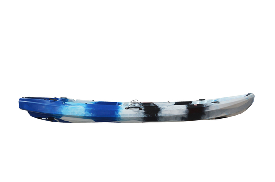 Woowave 2 άτομα Αλιευτικό καγιάκ HDPE Καθίστε στην κορυφή Καγιάκ Κανό 370*87*33cm Μέγεθος πακέτου