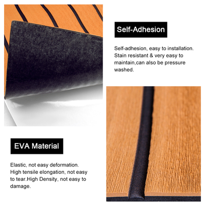 Ηχητικά αδιάβροχο EVA Foam False Teak Θάλασσας Γεώργιο για Αδιάβροχο Γεώργιο Πλοίο Μαρίνιο Χαλί