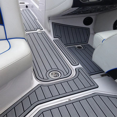 WOOWAVE Laser CNC εκτύπωση άμεση βουρτσισμένο αδιάβροχο φύλλο σκάφος πάτωμα EVA αφρό Decking Marine για εξωτερικούς χώρους