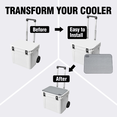 Προσαρμόστε το EVA Foam Mat Cooler Pads για το Cooler Box Γκρίζο ξύλινο χρώμα