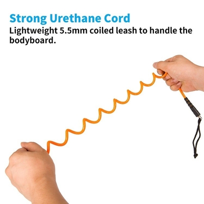 OEM Surf Leash Leg Rope με Polyurethane Coil για πλατφόρμες σερφ και SUP
