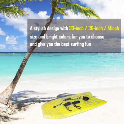 Ελαφρύ 36 ιντσών Surfboard Bodyboard με βάρος 1.17lbs και έως και 65lbs χωρητικότητα φορτίου