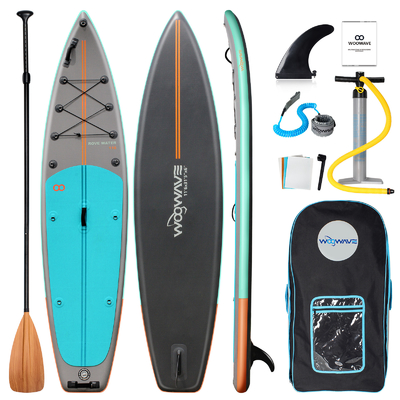 11'6&quot; X31'5&quot; X6&quot; Φουσκωτό Stand Up Paddle Board για λίμνες ποτάμια Υπερσταθερό σχέδιο
