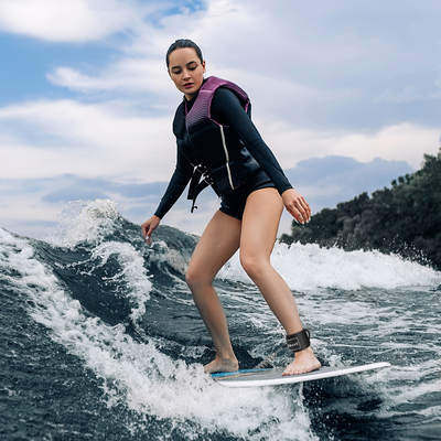 Πολυχρωματικό λουρί για surfboard με περιτυλίγμα πολυουρεθάνου και μονοστρώμα φουσκωτό βραχιόλι