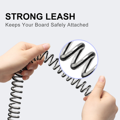5.5mm/7mm/8mm/OEM Διαμέτρου Σκληρό Τύπο Τύπου Surfboard Στρογγυλοποιημένο λουρί για Paddle Board