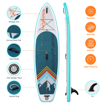 10'2*32'*6' Stand up paddle board για θαλάσσια αθλήματα και γιόγκα design διπλού στρώματος