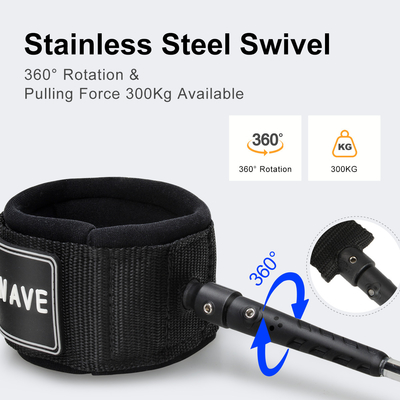 Αναβαθμίστε το λουρί του surfboard σας σε Woowave OEM Straight Leash για Sup και Stand Up Paddle