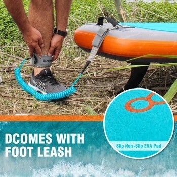 Προσαρμοσμένο χρωματικό λουρί surf Woowave ISUP Bodyboard 10'2' για λίμνες ποτάμια και το σχεδιασμό