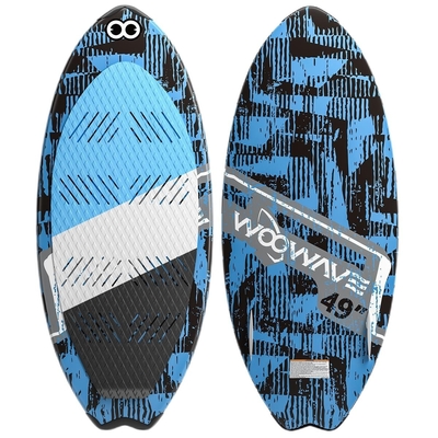 49' Awakesurf Board Glass Stand Up Paddle Board Surfboard Μπλε Εφαρμόσιμα Άνθρωποι Unisex