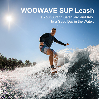11ft Polyurethane Coil SUP Leash Η καλύτερη επιλογή για σέρφινγκ και paddleboarding