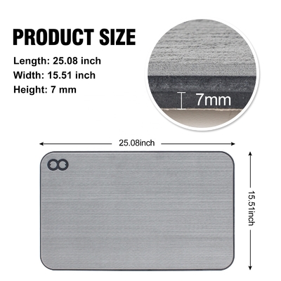 25.08*15.51inch Grey Teak EVA Foam Pad Αδιάβροχο Μακέτο για ψυκτικό