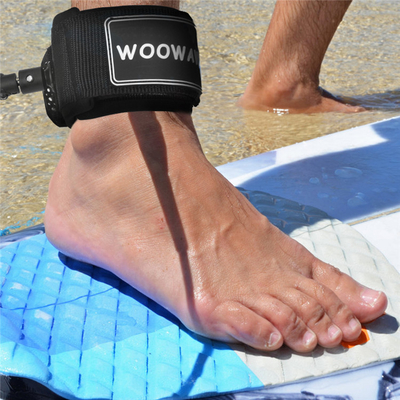TPU 10ft Surfing Surfboard Surf Leash με ετικέτα καουτσούκ/έλατος 0.16-0.4kg