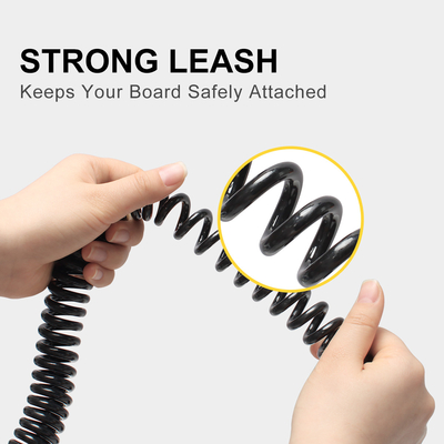 Η WOOWAVE Coiled Paddle Board Leash είναι η απόλυτη λύση ασφάλειας για τις λίμνες και τα ποτάμια