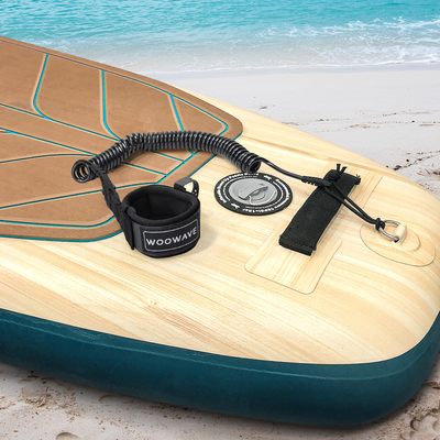 Η WOOWAVE Coiled Paddle Board Leash είναι η απόλυτη λύση ασφάλειας για τις λίμνες και τα ποτάμια