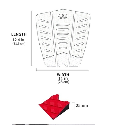 Πλαστική προσκόλληση επιφάνειας SUP/Surfboard Traction Pad με 3M ή εγχώρια προσκόλληση