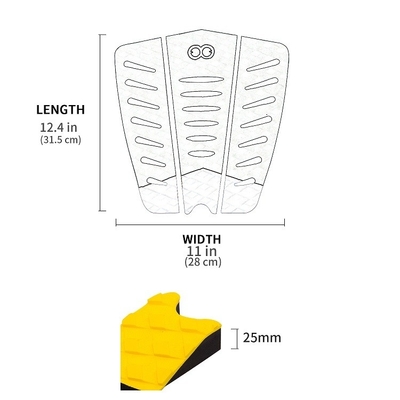 Βελτιώστε τις επιδόσεις σας με το WOOWAVE Custom Surf Pad Grip Traction Pad Deck