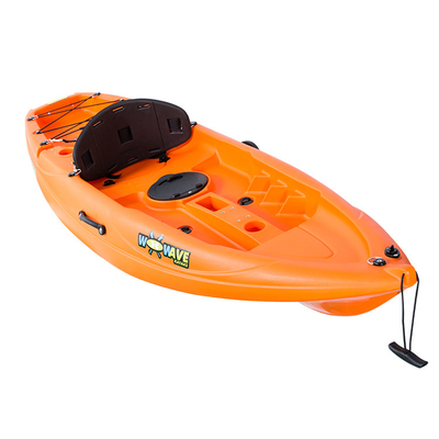 Υλικό LLDPE/HDPE 2,2m Πορτοκαλί καγιάκ κανό για θαλάσσια αθλήματα και οικογενειακή διασκέδαση