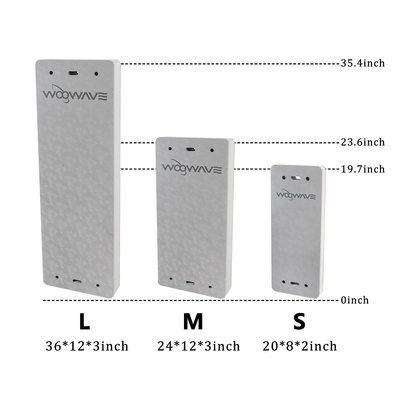 20 ιντσών Custom EVA Foam Boat Flat Fender Grey για λίμνες ποτάμια Ασφάλεια