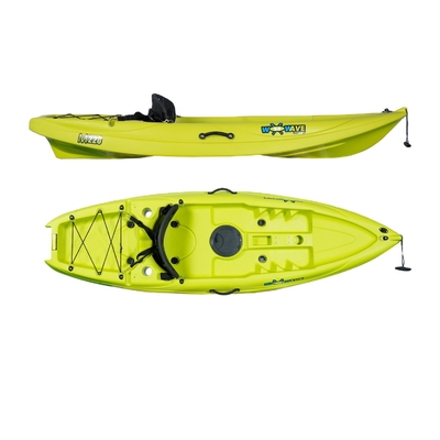 Χωρίς φουσκωτό Drop Stitch Core River Pedal Kayak για 2 ενήλικες Καθίστε και ψάρετε άνετα