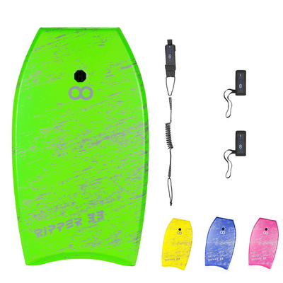 Ξεκινήστε την περιπέτεια σας με το 33 ιντσών Green Woowave Surfboard Leash and Fin