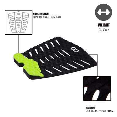 Προσαρμοσμένο EVA Foam Surfboard Traction Pad στο χρώμα Pantone Woowave 3m Deck Knee Pads