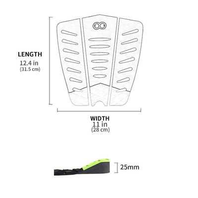 Προσαρμοσμένο EVA Foam Surfboard Traction Pad στο χρώμα Pantone Woowave 3m Deck Knee Pads