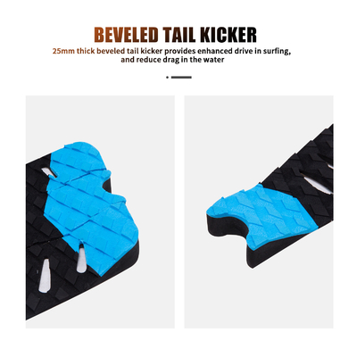 Εφαρμόσιμα Άνθρωποι Unisex Surfboards 3PCS EVA Surf Grip Deck Pad Traction Pad Surfing