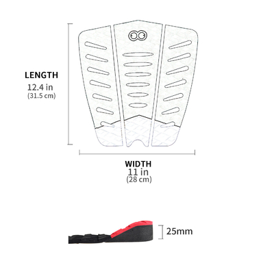 Ελαφριά EVA pads έλξης surfboard Marine Grade σε προσαρμοσμένο χρώμα Pantone για μέγιστη πρόσφυση